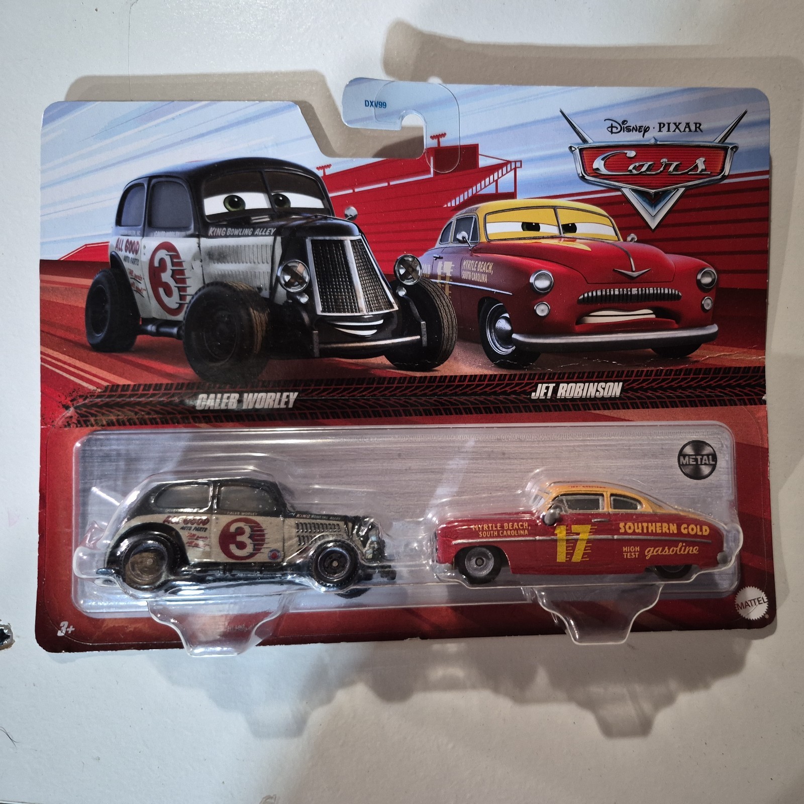Disney Pixar Cars Caleb Worley & Jet Robinson 2 pack