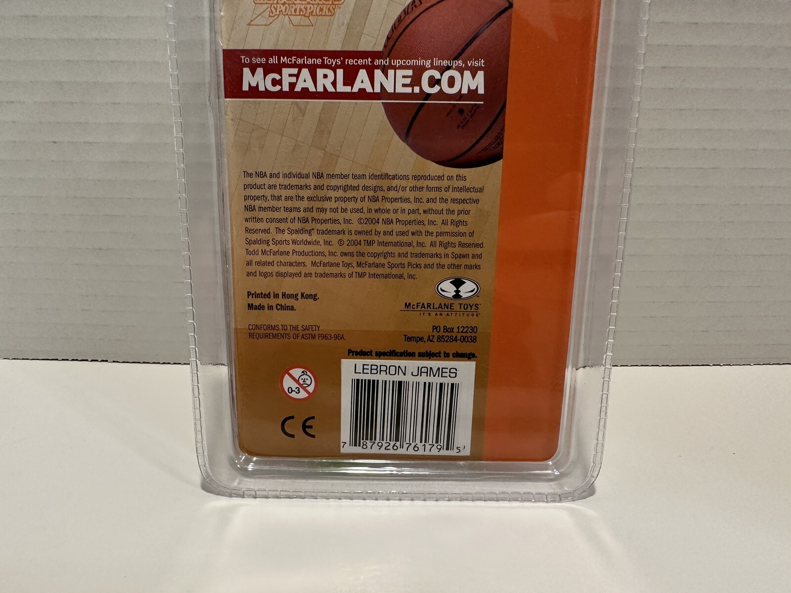 2004 McFarlane NBA LeBron James Cleveland Cavaliers Mini Action Figure 3&Prime; NEW!