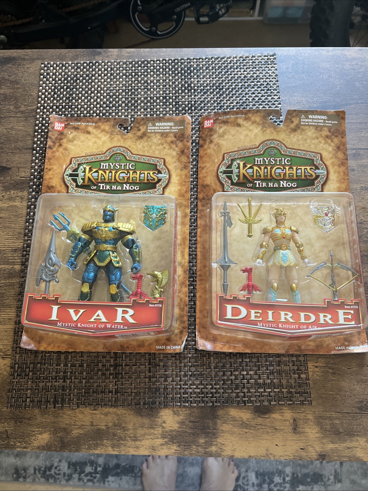 Bandai Mystic Knights of Tir Na Nog Ivar & Deirdre Action Figure Armor Set