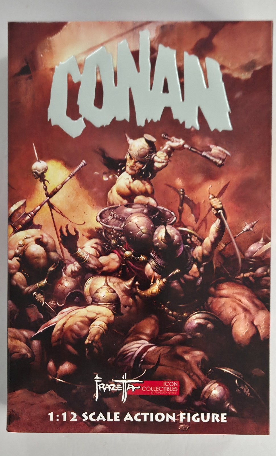 CONAN The Barbarian 1:12 Action Figure FRAZETTA Girls ICON Collectibles 2025