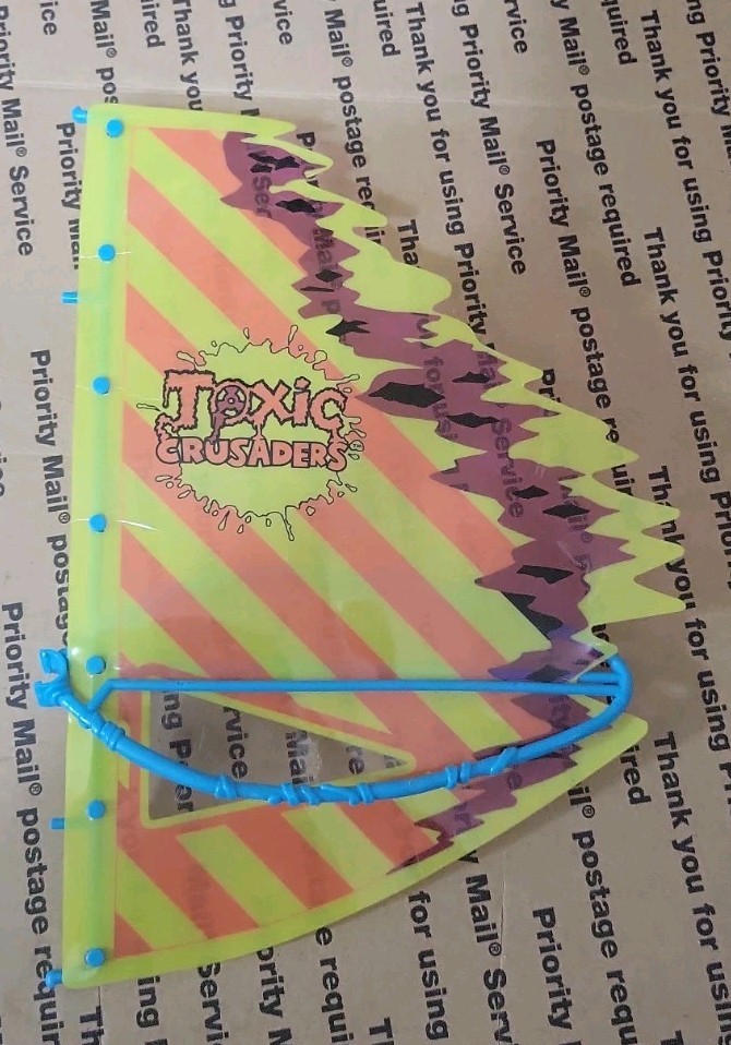 Toxic Crusaders Turf Surfer plastic Sail With Hang On