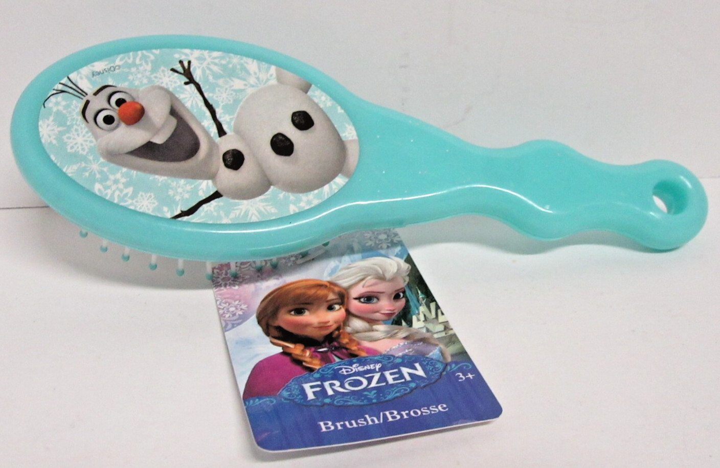 Disney Elsa&rsquo;s Olaf 7&Prime; Blue Molded Detangling Hair Brush for All Hair Types-New!