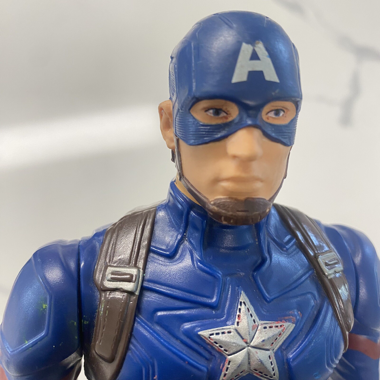Marvel Captain America Talking 12&Prime; Action Figure 2015 Hasbro No Shield C-001C