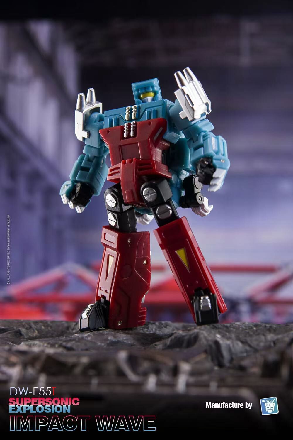 Dr.Wu DW-E55T IMPACT WAVE SUPERSONIC EXPLOSION Decibel 7cm Mini Action Figure