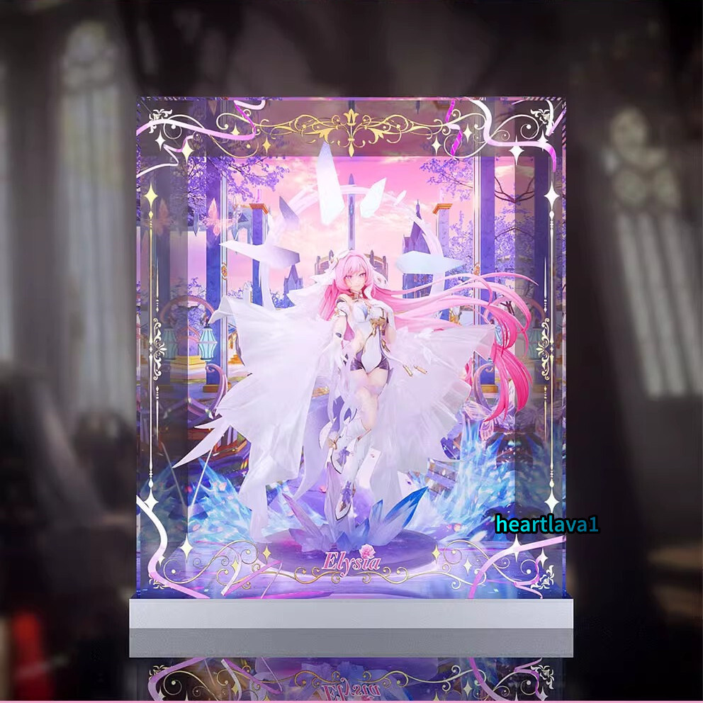 Dustproof Acrylic Display Box Case for Honkai Impact 3 1/7 Elysia Model
