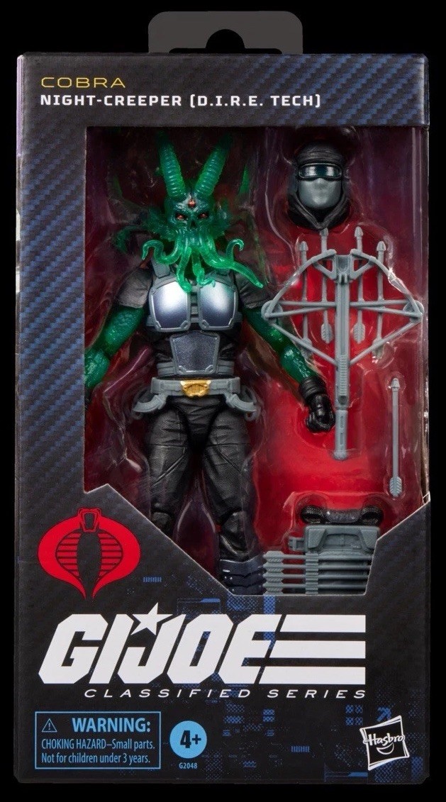 GI Joe Classified Series NIGHT CREEPER D.I.R.E. TECH 6” Figure #202 New In Hand!