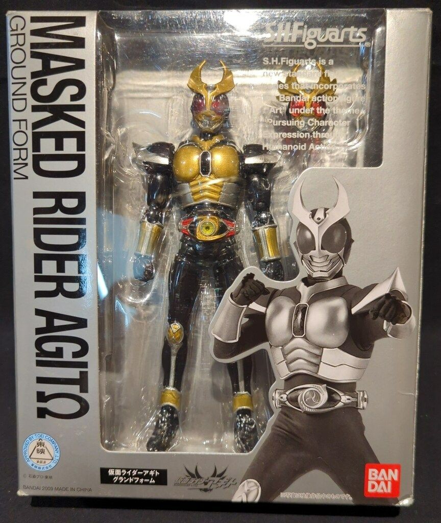 S.H.Figuarts Kamen Rider Agito Ground Form Figure Top Mint Japan Bandai SHF Used