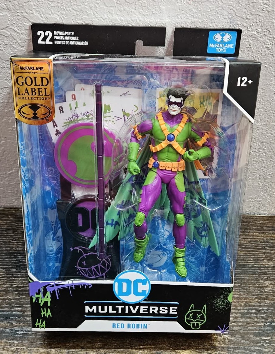 Character: RED ROBIN (JOKERIZED) – McFarlane DC Direct – Gold Label – NEW (JAA)