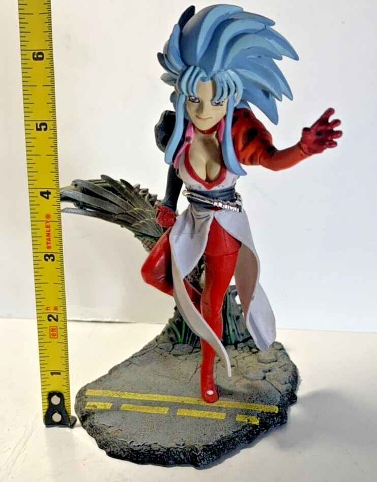 McFarlane Toys Tenchi Muyo! RYOKO 3-D Action Figure Anime and pedestal