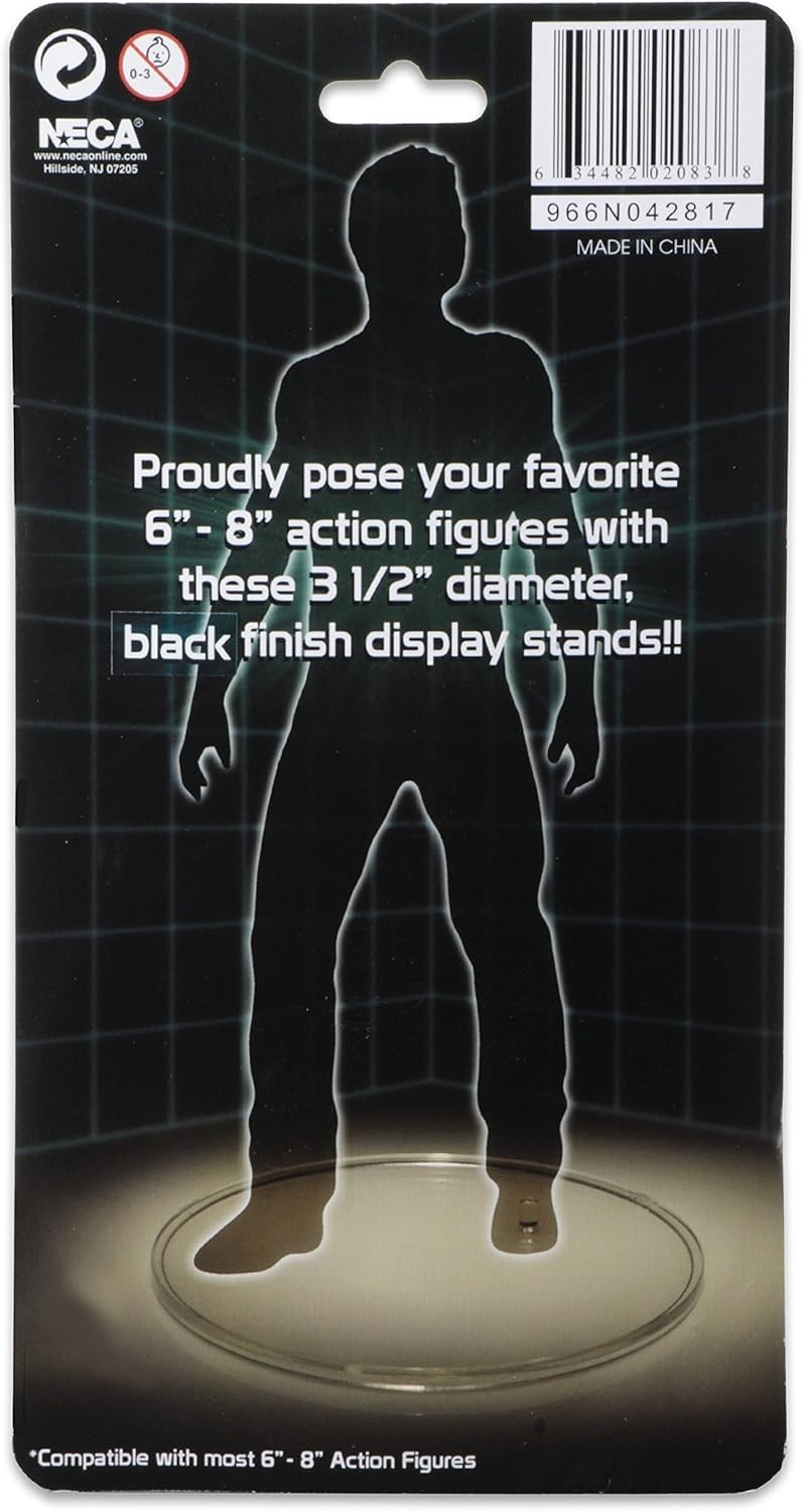 NECA – Black Figure Display Stand – Set of 10