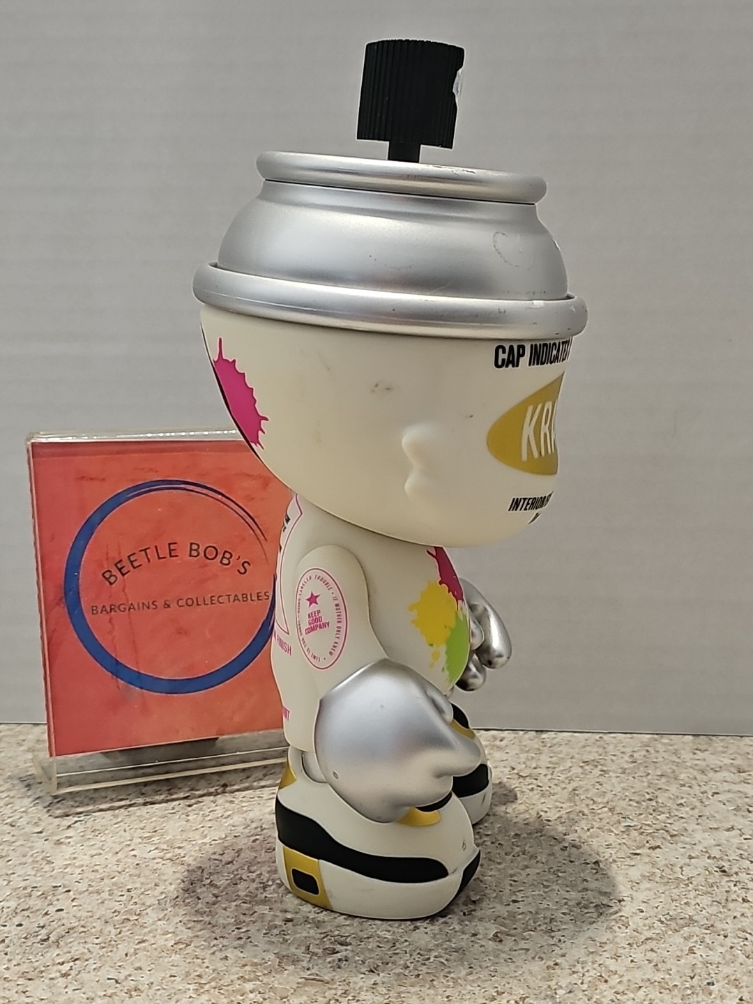 Superplastic Sket One Gold SuperKranky 8&Prime; Art Figure *LOOSE NO BOX MISSING CAP*