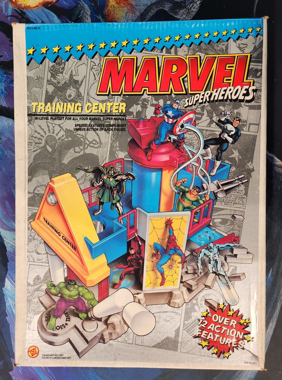 Marvel Super Heroes Training Center Toy Biz 1990 Playset BNIB SEALED