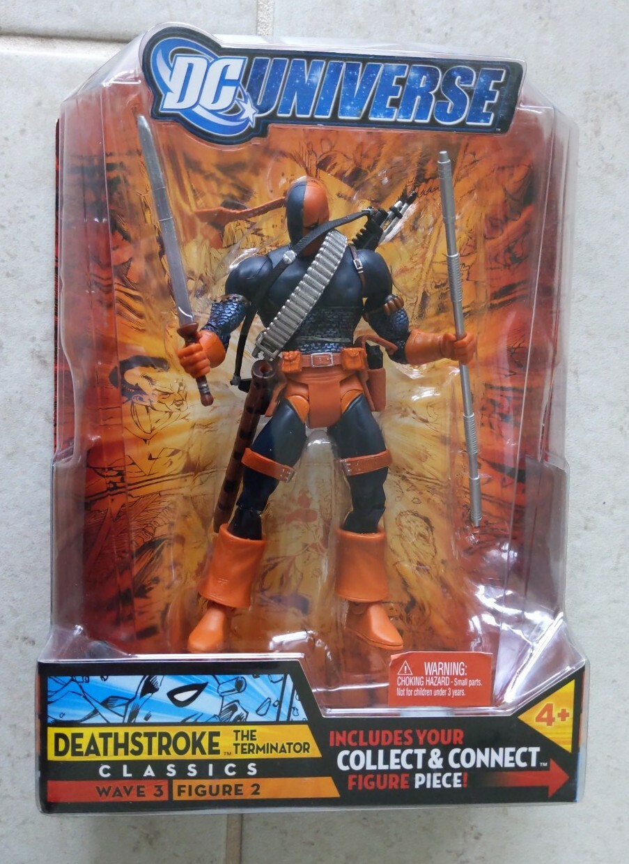 NEW DC UNIVERSE CLASSICS SOLOMON GRUNDY BAF WAVE 3 FIGURE 2 DEATHSTROKE! A99