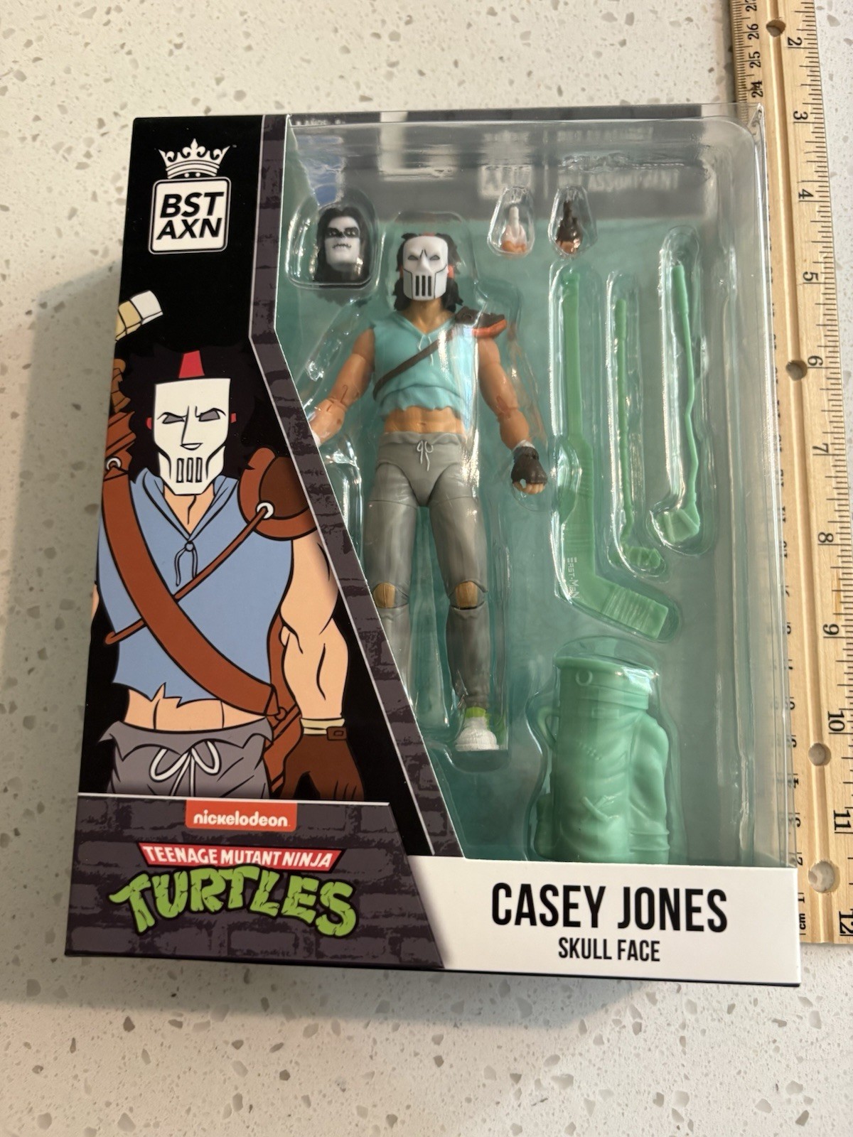 Teenage Mutant Ninja Turtles Loyal Subjects Casey Jones Skull Face Figure BST
