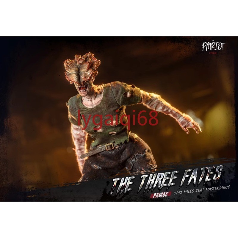 The patriot studio C Version 1/12 Action Figure The Last of Us Clickers Zombie