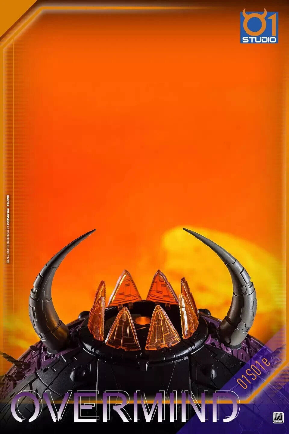New 01-Studio 01S01e OVERMIND Unicron Black version in stock