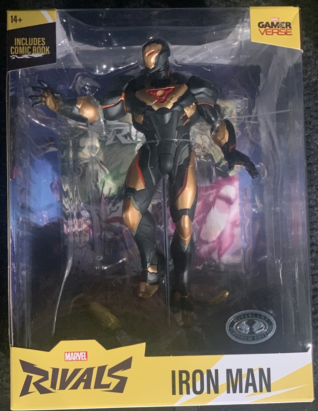 🔥 Marvel Rivals 🔥Iron Man 1:6 Scale EX CHASE Platinum Edition Figure McFarlane