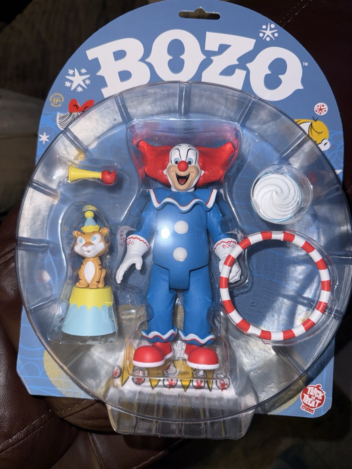 Trick or Treat Studios BOZO THE CLOWN bozo 5 INCH FIGURE INSTOCK