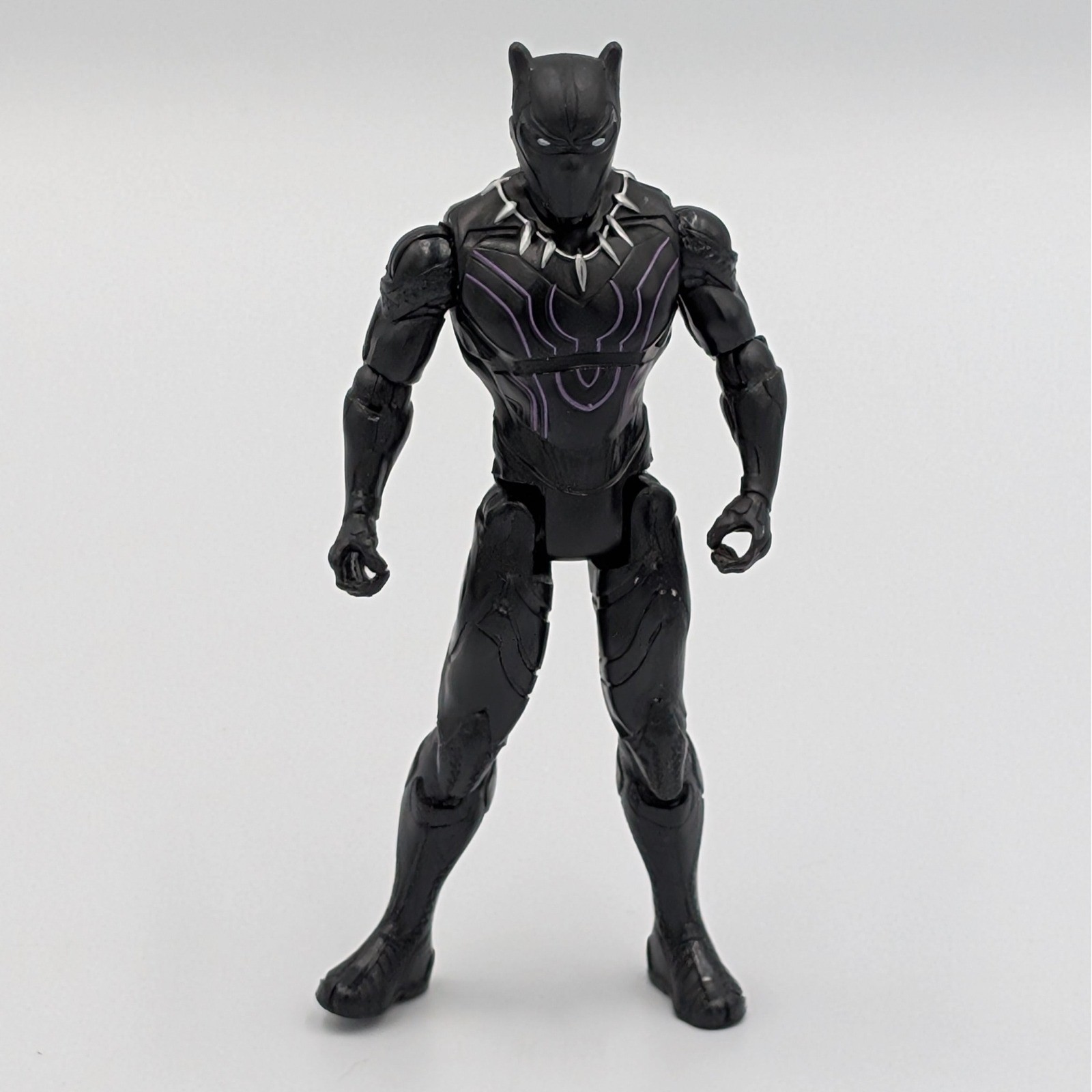 Marvel Black Panther Action Figure Hasbro 4 In Purple Kinetic Suit Toy T&rsquo;Challa