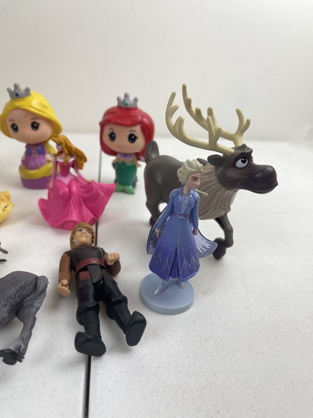 Disney Collection Princess Figures Cake Topper Toddler Toys Lot Of 15