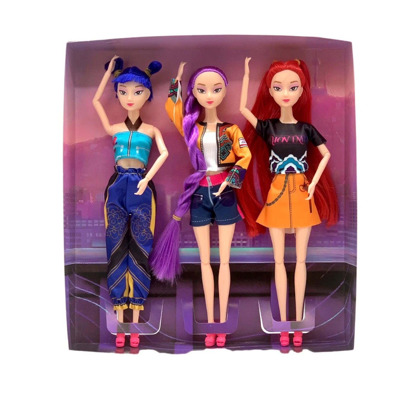 2026：Cosplay Kpup Dimun Huntrex Dolls Moveable Joint Collectible Figure 1/3PCS