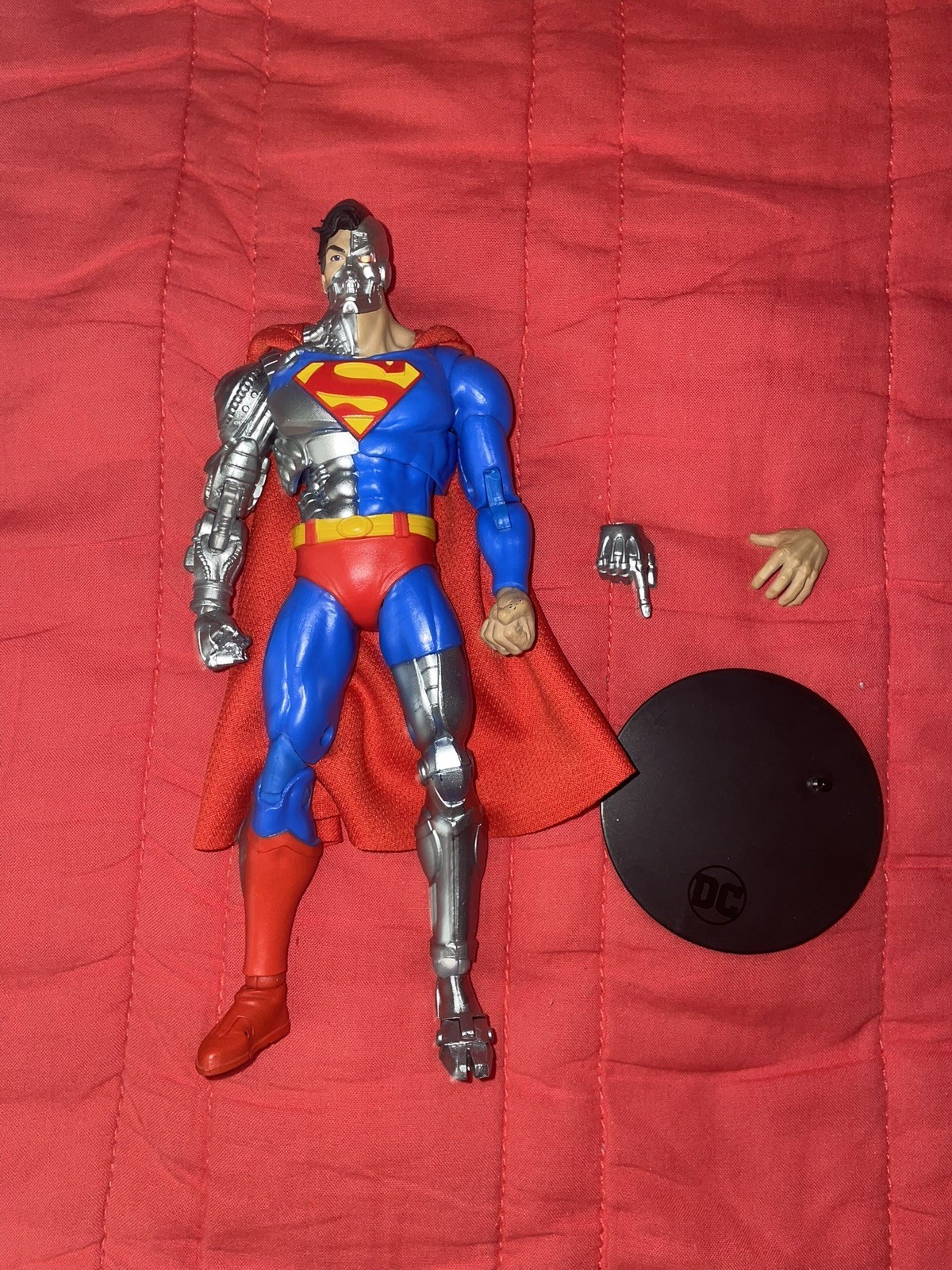 DC Mcfarlane Multiverse Cyborg Superman Loose Action Figure Toy