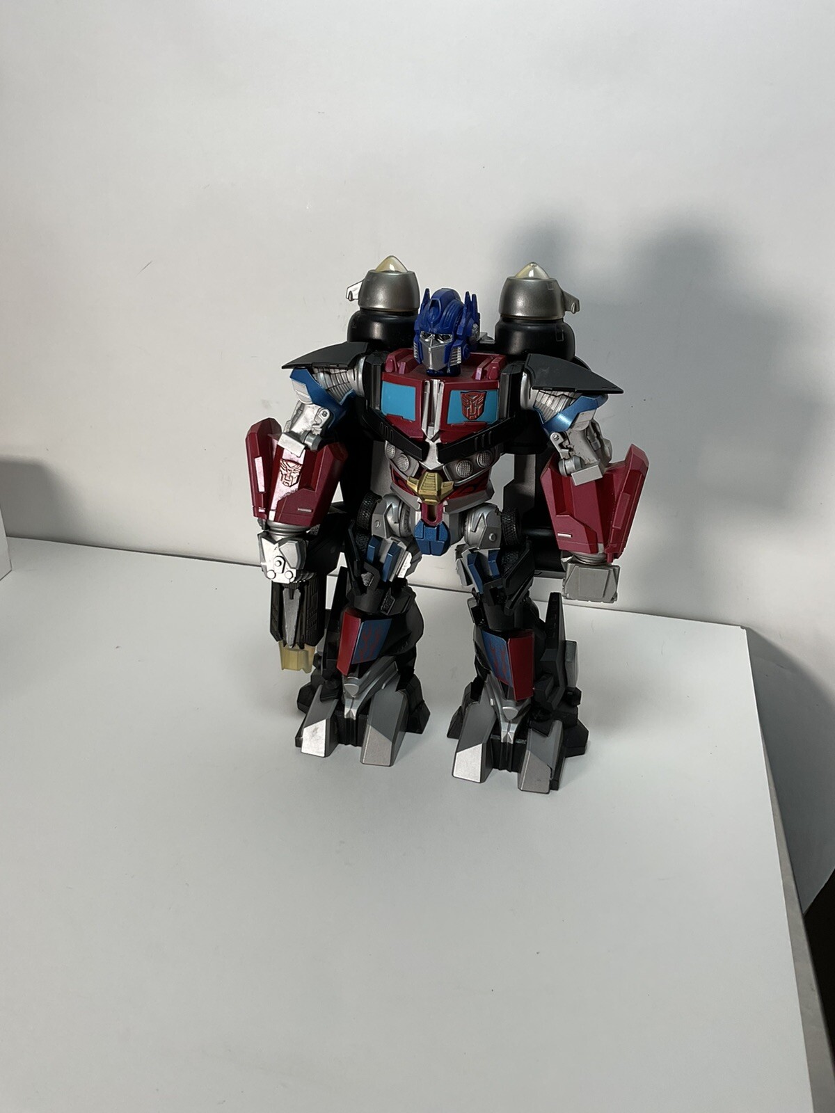 2008 Transformers Mega Power Bots OPTIMUS PRIME Hasbro 12&Prime; Lights Up