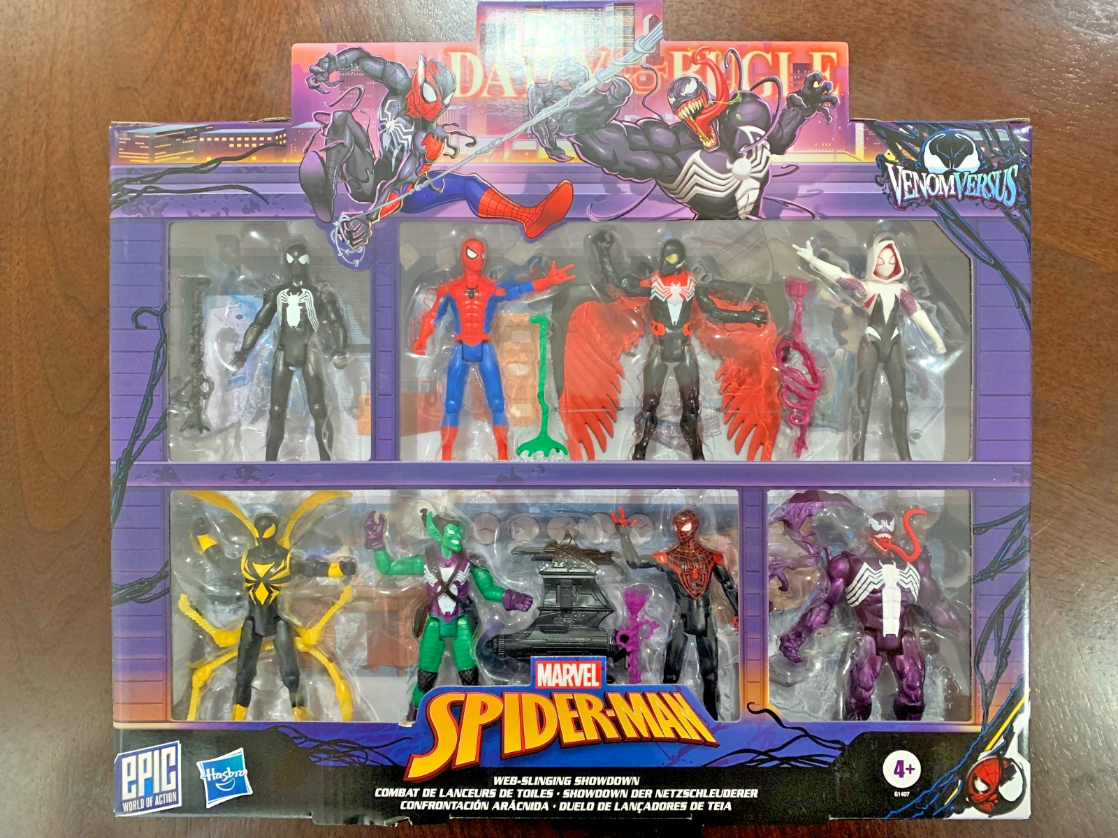 MARVEL SPIDER-MAN VENOM VS EPIC OF ACTION WEB-SLINGING SHOWDOWN NEW IN BOX