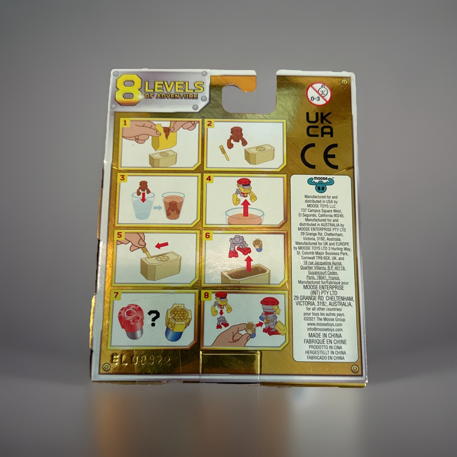 Treasure X Robots Gold – Mini Treasurebots New/Sealed/Free Shipping