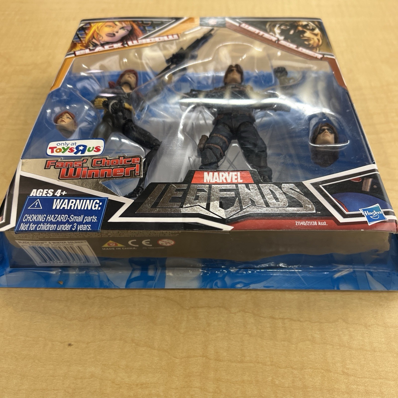 Marvel Legends 6&Prime; Black Widow Winter Soldier 2-pack Toys R Us TRU Exclusive S6