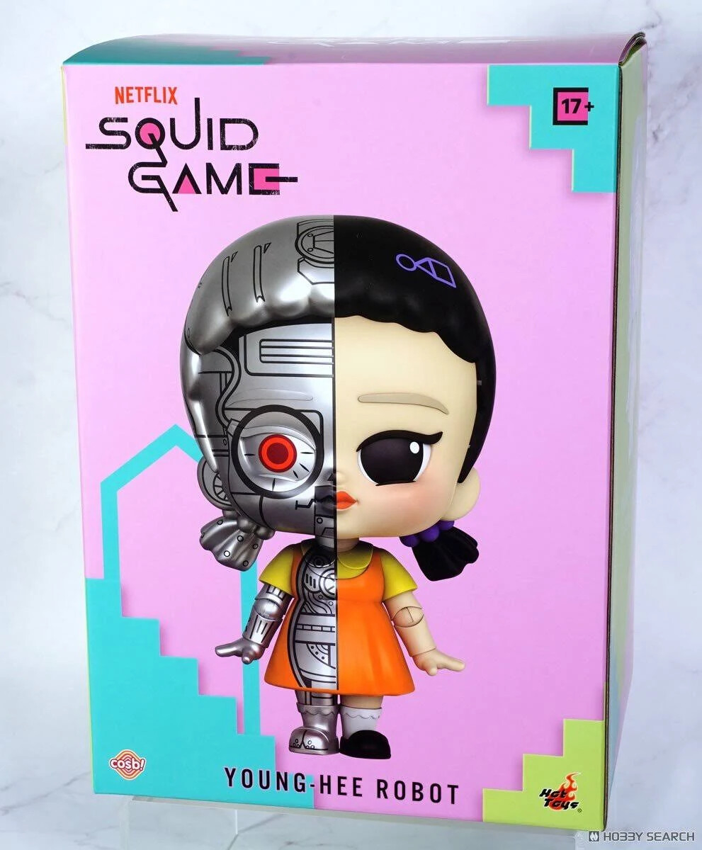 Hot Toys Cosbi Squid Game Young-hee Robot XL Size Action Figure Toy Sapience New