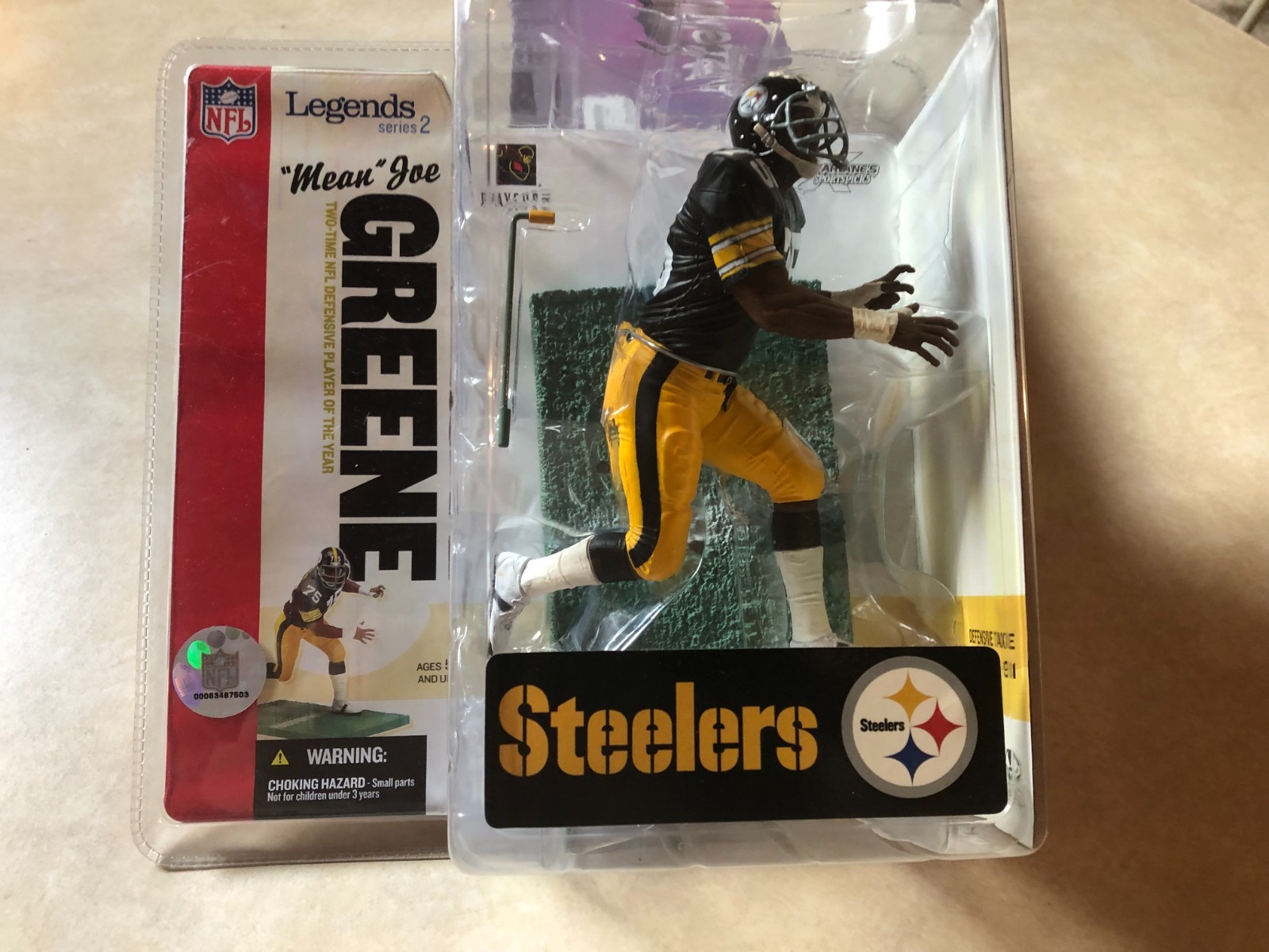 McFarlane 2006 NFL Legends Series 2 Joe Greene Pittsburgh Steelers Figure – New