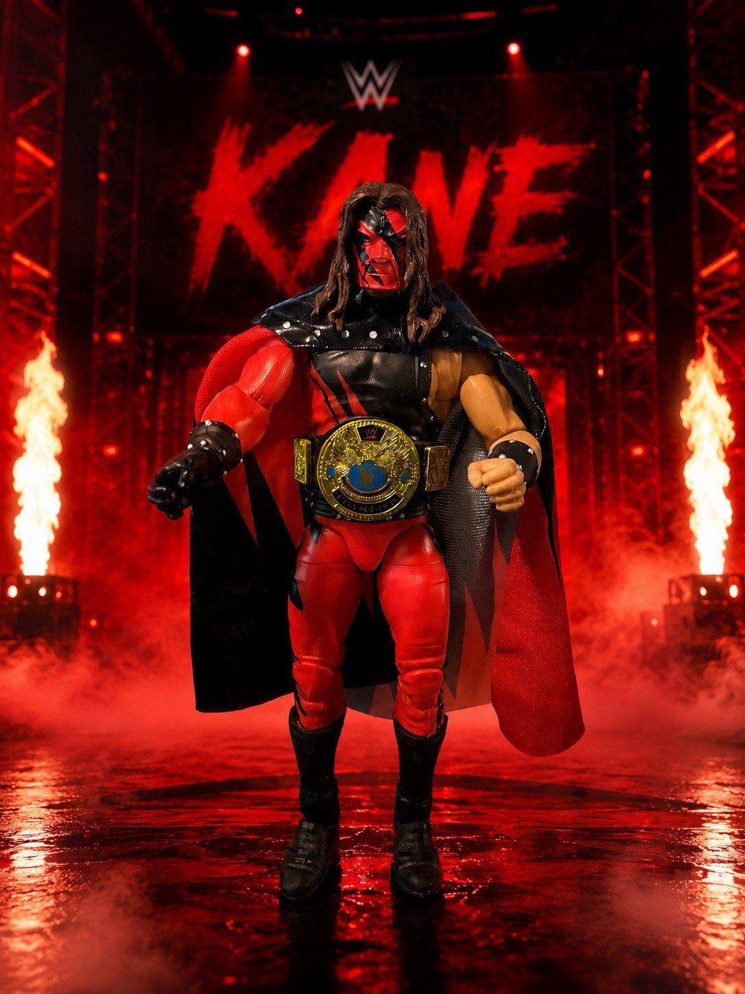 WWE Kane Action Figure 2021 Mattel Ultimate Edition Wrestling Series 11
