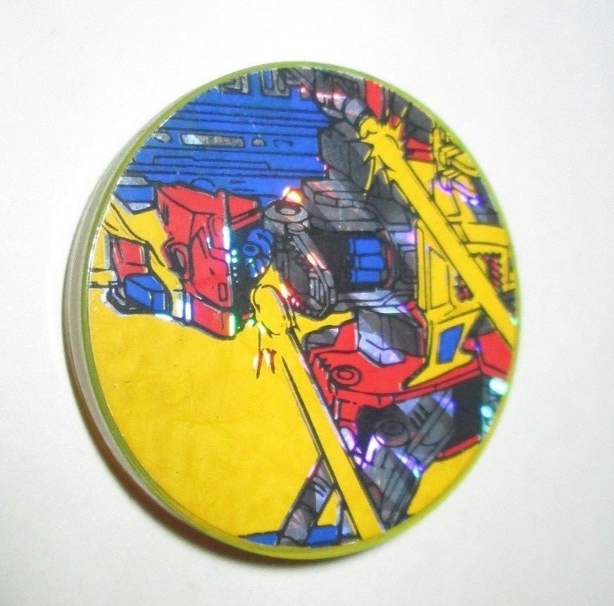 SUPERHUMAN SAMARAI SYBER SQUAD SLAMMERS FROM MILK CAP POGS GAME DEAL/4