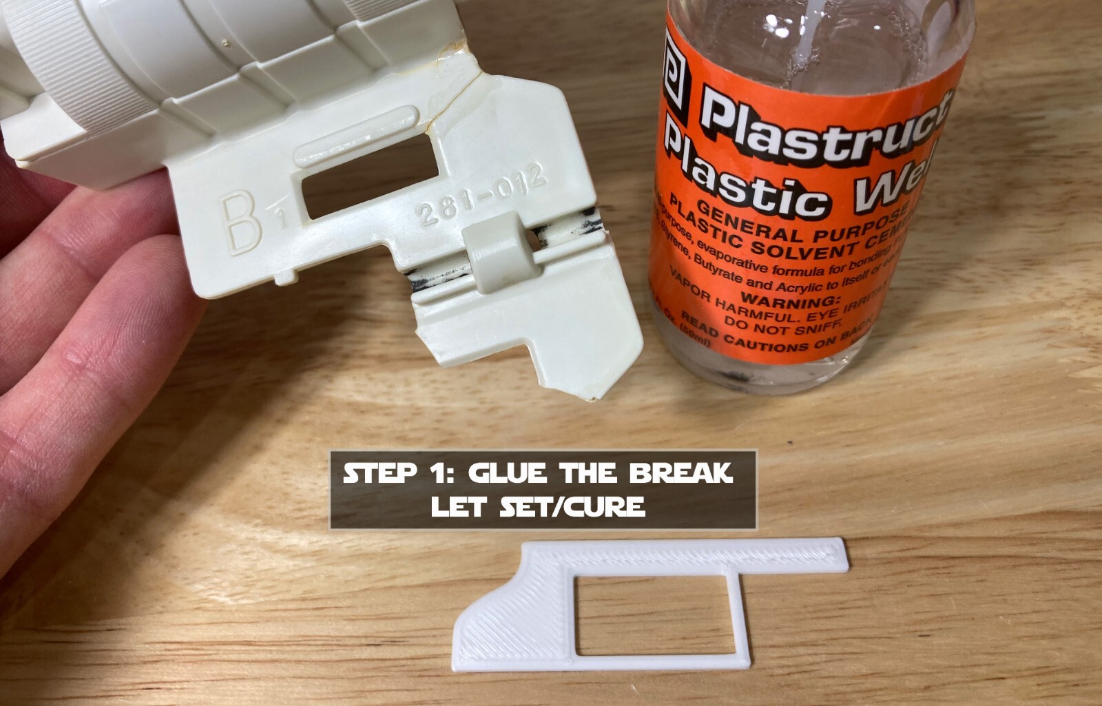 Vintage Star Wars X-Wing Fighter Broken Wing Repair Kit