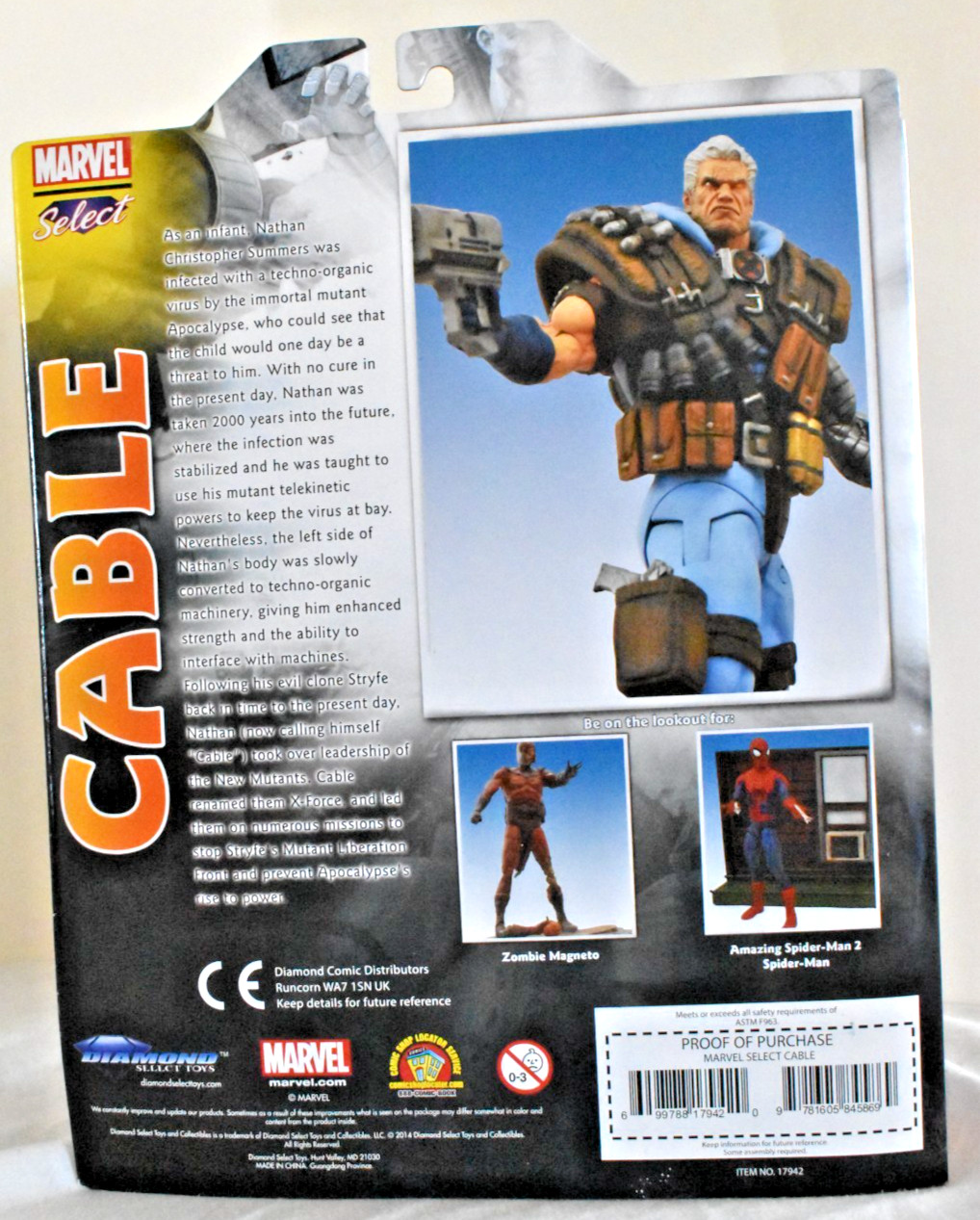 Marvel Select CABLE 8&Prime; Special Collector Edition Action Figure Diamond Toys 2014