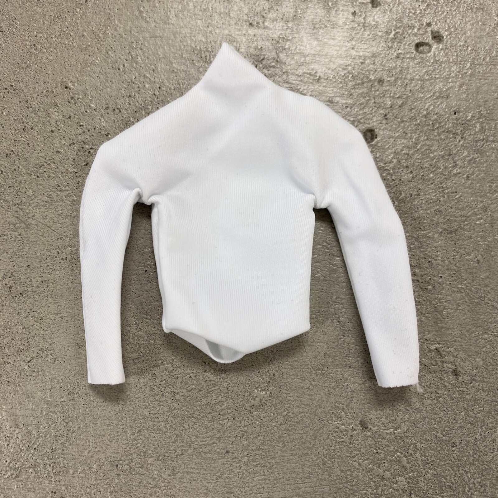 SU-CP-WT: White Long Sleeve compression shirt for 6&Prime;~7&Prime; Muscular Body