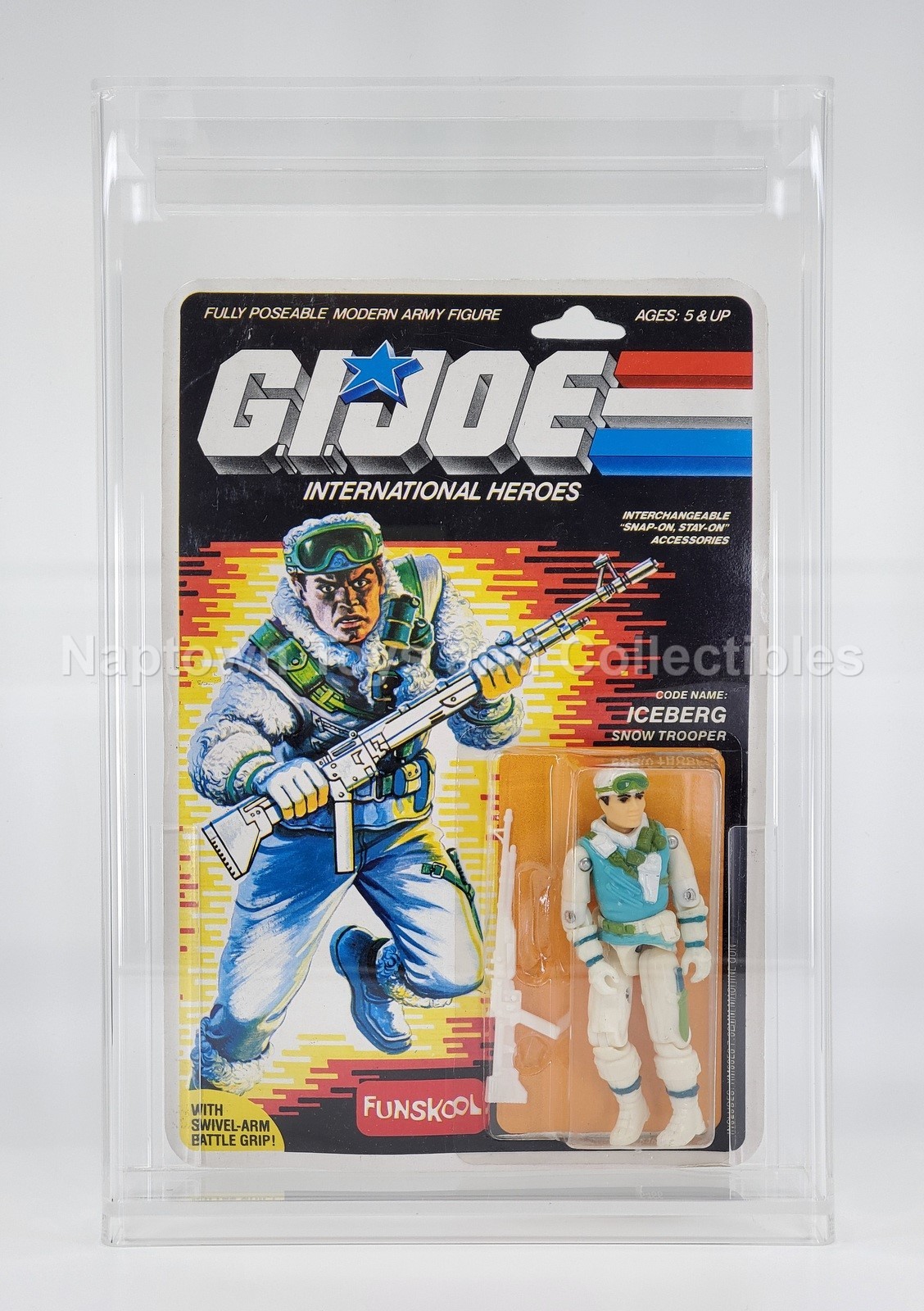 GI JOE FUNSKOOL ICEBERG CAUCASIAN VARIANT FIGURE SEALED MOC MISP FUNSKOOL INDIA