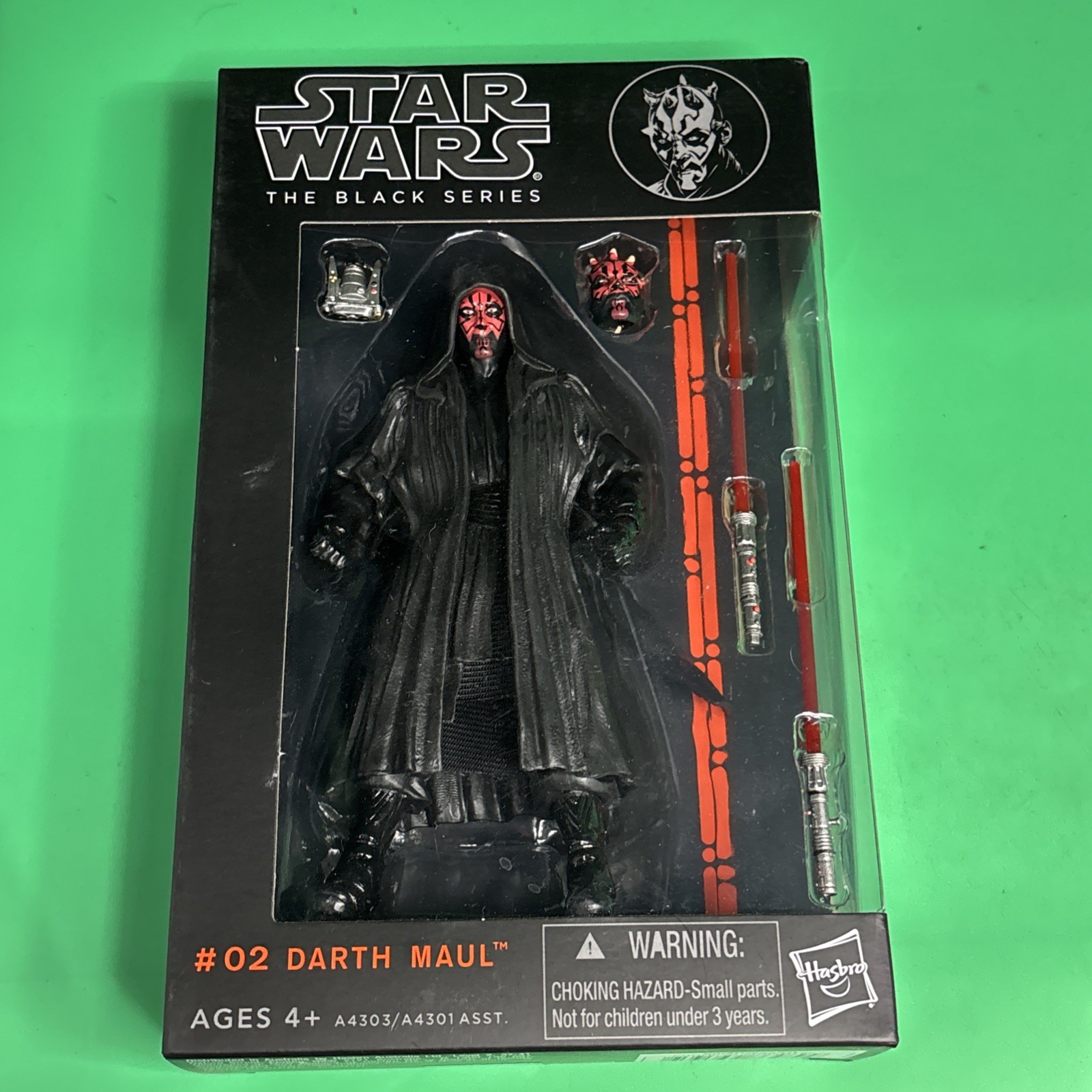 Star Wars Black Series Darth Maul #02 Action Figure, In Box New
