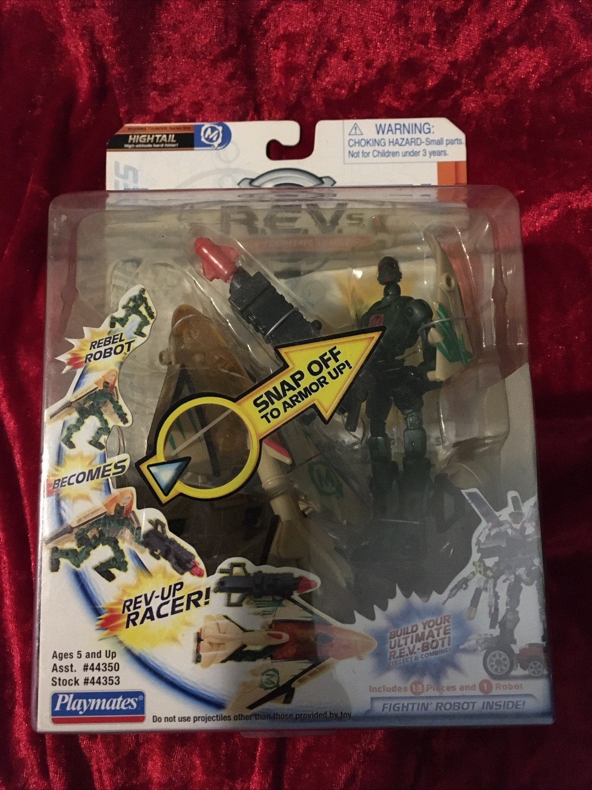 R.E.V.s Hightail Roaring Thunder Figure – Playmates 2002 – CD-ROM – New Sealed
