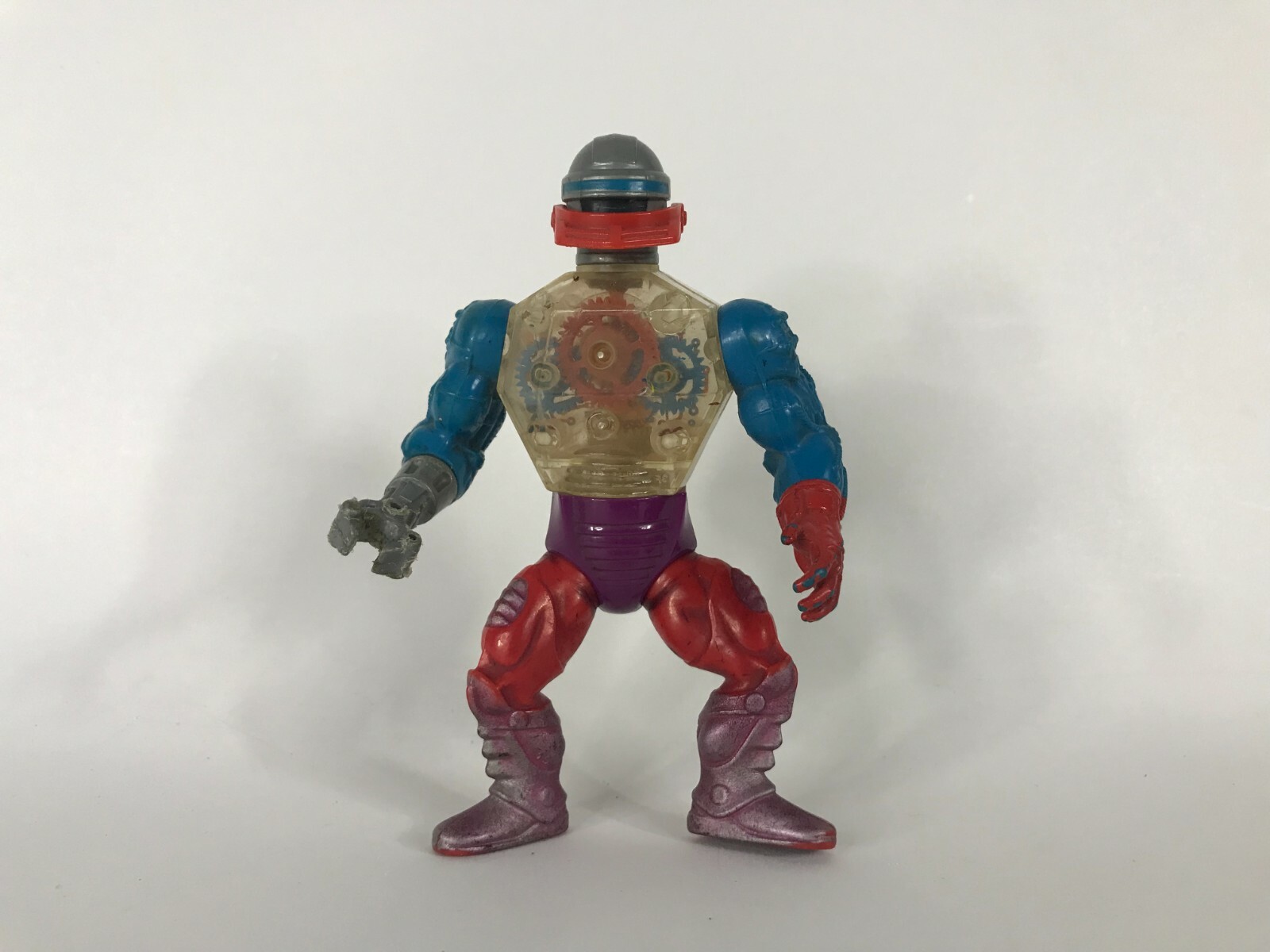 Vintage 1984 Mattel Masters of the Universe Roboto Action Figure – Not Complete