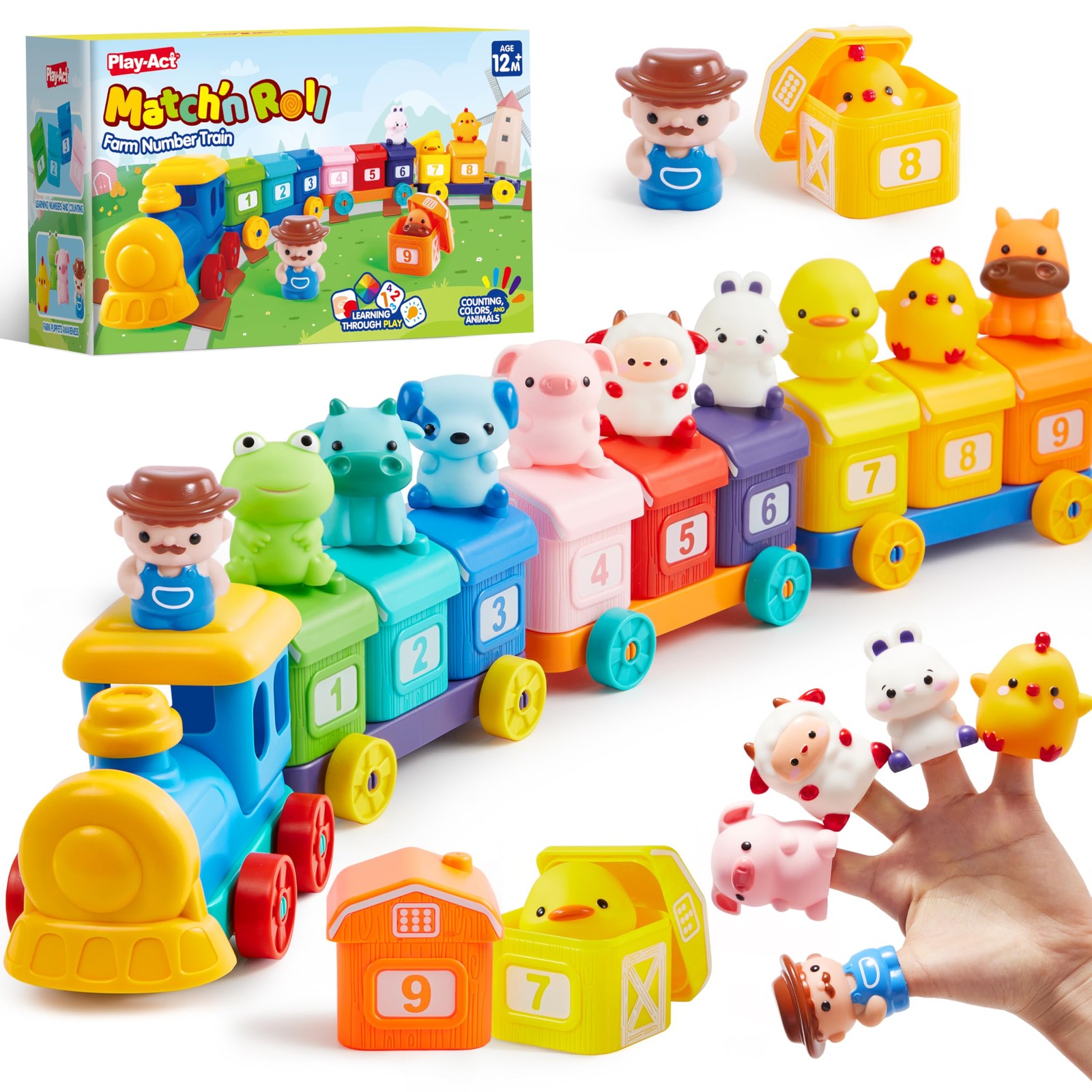 Learning Toy for Toddlers 1 2 3 Years Old, Counting, Matching & Sorting Montesso