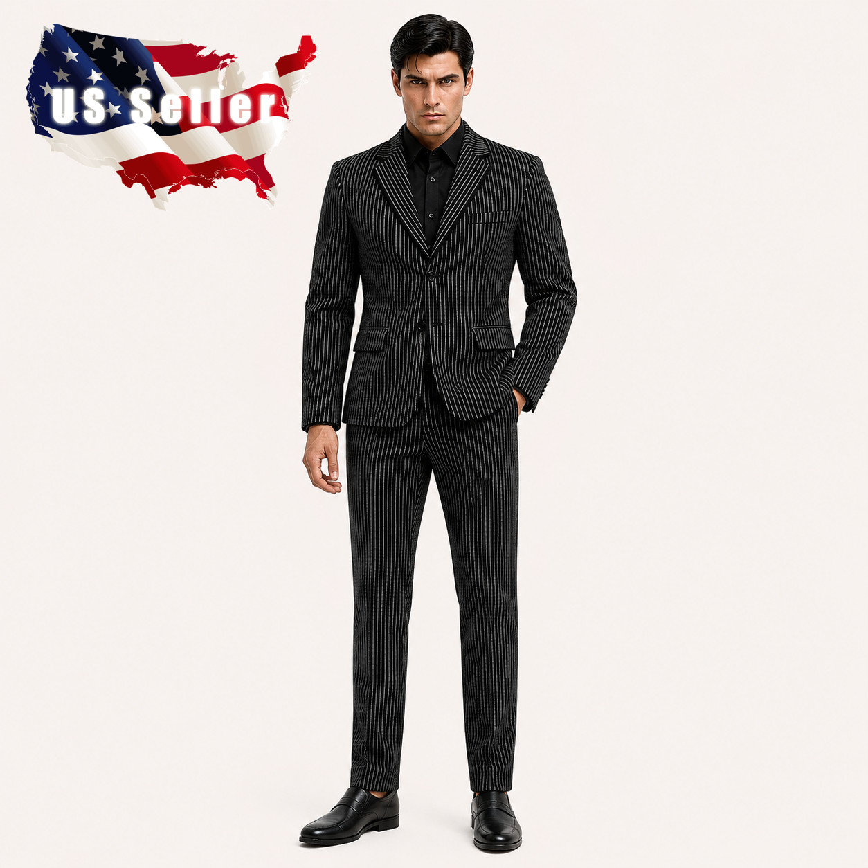 1/6 Agent Suit Shirt Pants Shoes Set For 12&Prime; Hot Toys Standard Male Figure USA