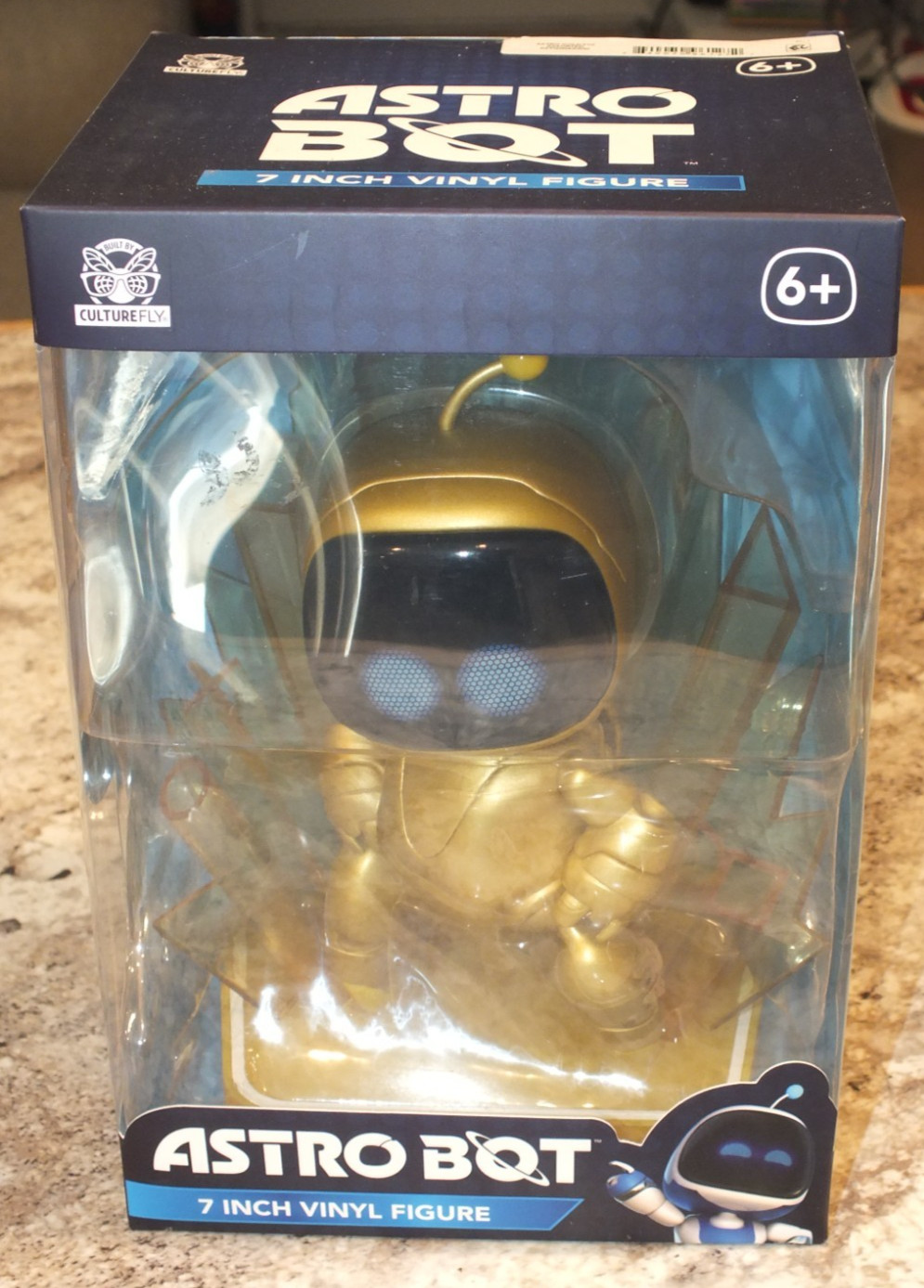Astro Bot Gold Vinyl Figure 7-Inch by CultureFly – Limited Edition – New Sealed