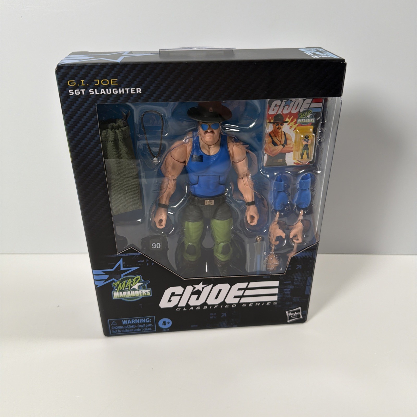 Hasbro GI Joe Classified #129 Mad Marauders Sgt Slaughter 6&Prime; Deluxe Figure NEW!