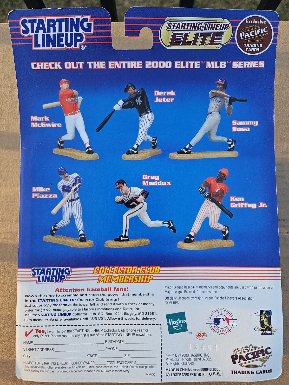 Derek Jeter 2000 Startling Lineup Elite Figure