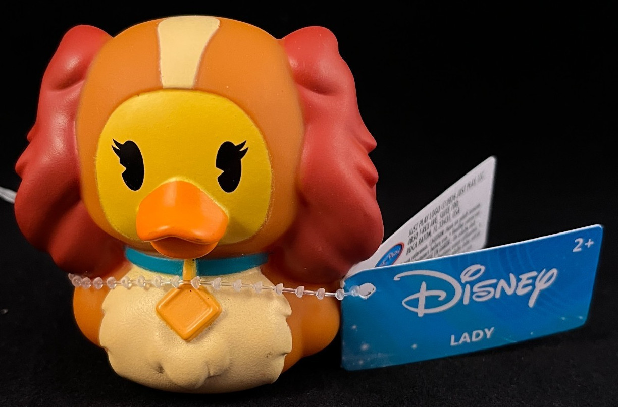 Disney – Lady – Lady & the Tramp – Rubber Duck – Approx 2.5&Prime; High – Duckalooz