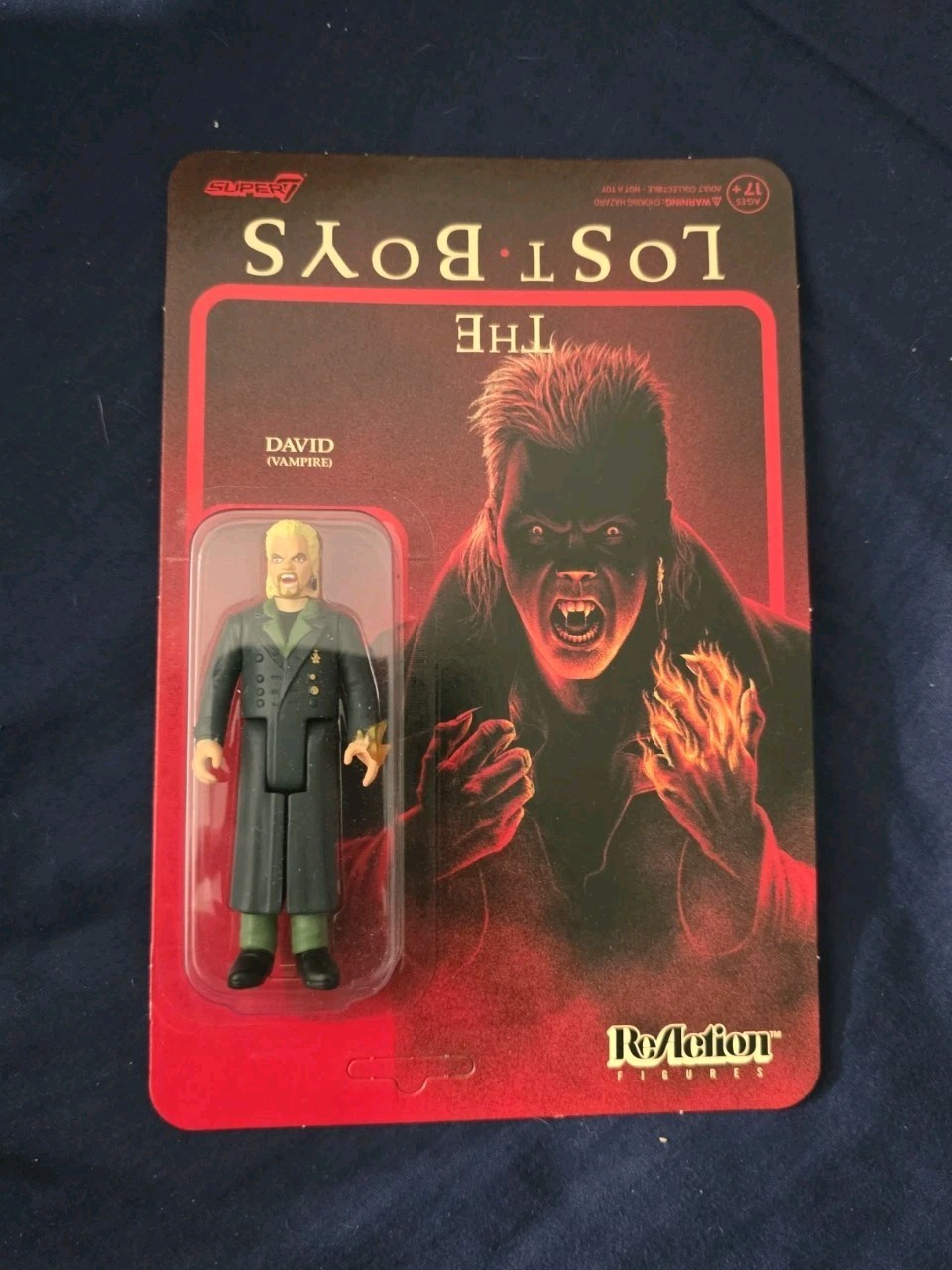 David Vampire 2021 Lost Boys 3.75&Prime; SUPER 7 ReAction NEW Unpunched