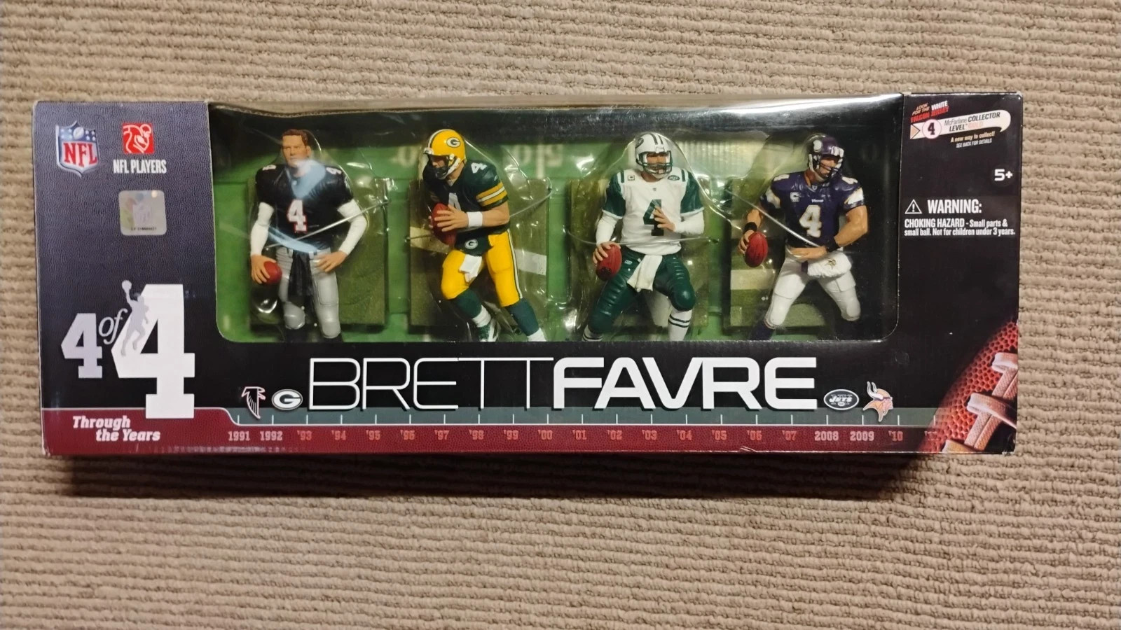 McFarlane Action Figures « Through The Years » Brett Favre 4 of 4 Regular