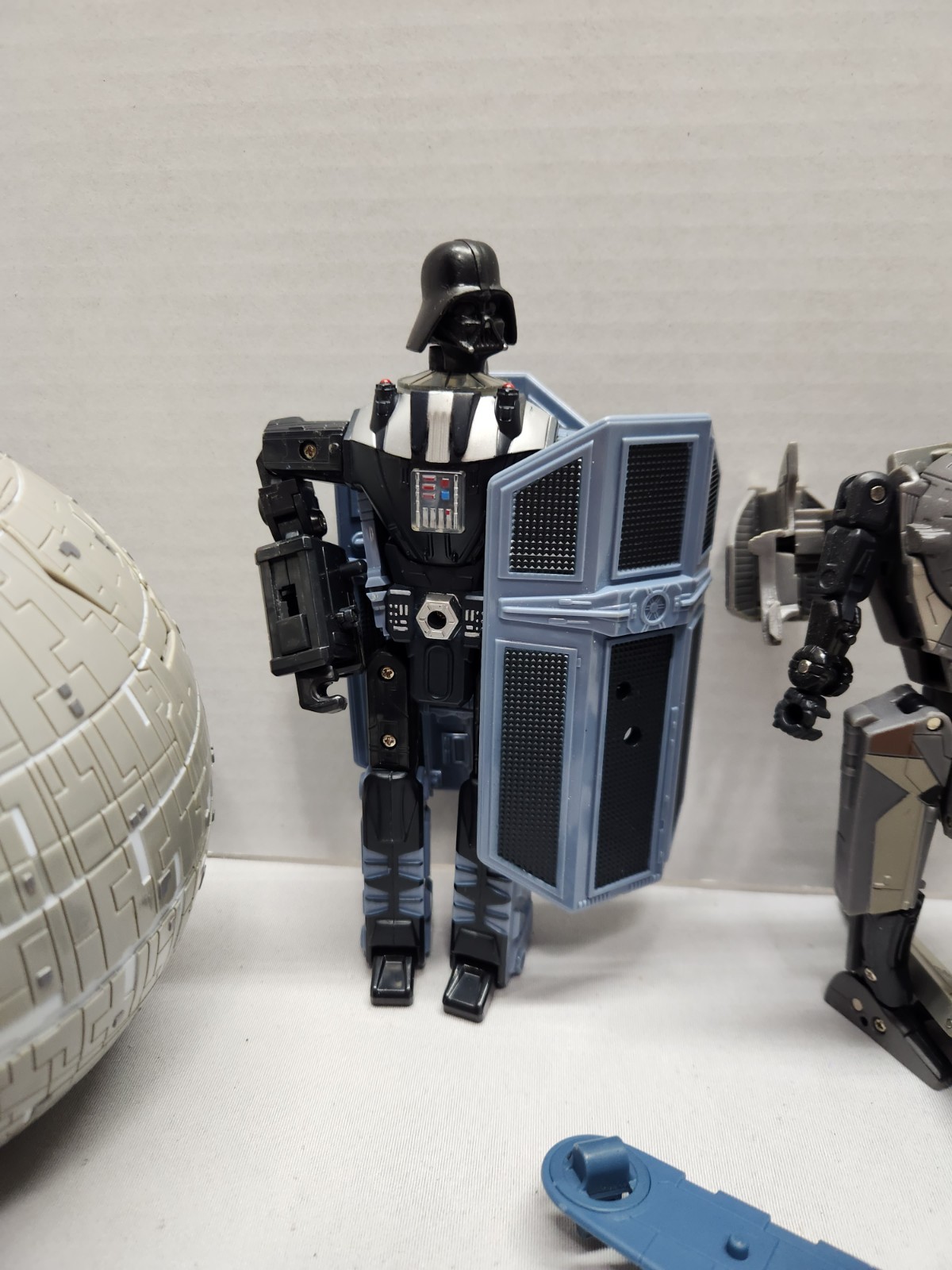 Hasbro Star Wars Transformers Lot Darth Vader Death Star General Grievous Slave